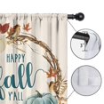 thumbnail image 4 of Turkey Design Thanksgiving and Fall Decor Tier Kitchen Curtains 2 Pieces Semi-Sheer,42x54in Kitchen Curtains Fall Holiday Long Curtain, 4 of 5