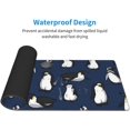 thumbnail image 4 of Cute Penguin Gaming Mouse Pad Penguins Large Mouse Pad (31.5x11.8 Inch) Non-Slip Rubber Base Large Desk Mat Desk Protector for Home Office Gaming Work, 4 of 6