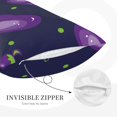 thumbnail image 5 of Fotbe Eggplant Pillow Cases - Envelope Closure - Luxury, Extra Soft, Cooling Pillow Covers - Wrinkle, Fade, Stain Resistant-20"x30", 5 of 9