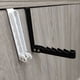 thumbnail image 5 of Cateissary El organizador de perchas de madera de hierro evita que la ropa se acumule, fácil de plegar sobre los ganchos de la puerta, ganchos Almacenamiento y organización del hogar Negro, 5 of 6