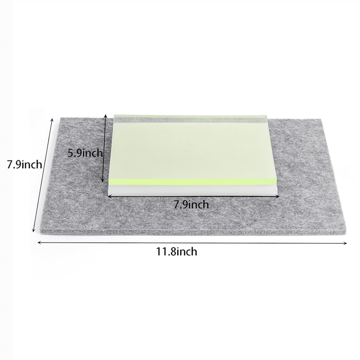 3Pack Leather Punch Pad, Plastic Mute Hole Punching Chisel Mat and Sound Absorbing Pad-Cutting Board for Leather Working