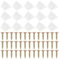 thumbnail image 1 of 50 Pcs Pièces de Réparation de Meubles en Plastique avec Vis en Fer Kit, 1 of 7