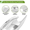 thumbnail image 4 of Protector de copa de manija de puerta de automóvil Unique Bargains para Mazda CX-30 2020 tono plateado cromado ABS 4 Pcs, 4 of 6