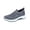 Gray_003, variant on Domuza Mens Slip On Walking Shoes, Breathable Knit Mesh Casual Sneakers, Lightweight Soft Sole Fashion Sport Footwear For Daily Wear Gray 9 (EU-43)
