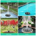 thumbnail image 4 of Solar Fountain Fountain Bird Bath Fountain Floating Fountain Outdoor Pool Decorative Fountain_Perfect Gift, 4 of 5