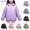 Purple, variant on Kids Winter Coats Size 7 8 Zip Up Girls' Outerwear Jackets & Coats 10-12 Solid Color Windbreaker with Hood Warm Coat Lightweight Jackets Size 6 Chamarras Para NiñAs