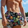 thumbnail image 5 of Costume Cosplay Pattern 3D Horror Collection Characters Custom Men Shorts, 5 of 7