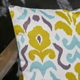 thumbnail image 2 of Amelia Outdoor Floral 17.75" Water Resistant Fabric Square Cushion, Cream, Yellow, Light Blue, Gray, 2 of 6