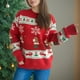 thumbnail image 1 of Suéter de cuello redondo Suéteres de mujer Suéter de cuello redondo de moda Suéter navideño Tops de mujer, 1 of 9