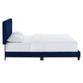 thumbnail image 5 of Modway Celine Channel Tufted Performance Velvet Full Platform Bed in Navy, 5 of 8