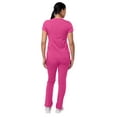 thumbnail image 2 of Adar Pro Core Classic  Scrub Set For Women - Tailored V-Neck Scrub Top & Tailored Yoga Scrub Pants, 2 of 7