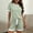 Green, variant on Crew Neck Top and Shorts for Women Elastic Waist Pajama Sets Summer Short Sleeve Lightweight Ice Silk Juniors Lounge Sets Graphic