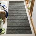 thumbnail image 3 of SAFAVIEH Organic Emmeline Striped Jute Area Rug, Blue, 6' x 6' Round, 3 of 10
