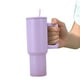 thumbnail image 5 of Frasco Portátil Paja 40oz Con Asa para Mujeres Y Hombres, 5 of 9