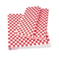 thumbnail image 4 of Hojas de papel para delicatessen,Hojas de papel para charcutería cuadradas para envolver pan rojo,Revestimientos para cestas de comida Hamburguesas resistentes,Papel de regalo para, 4 of 8
