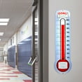 Excello Global Products Fundraising Thermometer Chart Goal Tracker Dry