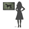 thumbnail image 4 of Global Gallery's 'Cheval Noir v1' By Ryan Fowler Stretched Canvas Wall Art, 4 of 4