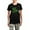 With Gray Camo Pant, variant on CafePress - Shamrock1 Women's Dark Pajamas - Women's Short Sleeve Print T-Shirt and Pants Dark Cotton Pajama Set