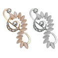thumbnail image 1 of 2pcs Music Note Pin Simple Elegant Rhinestone Necklace Charm Suit Brooch, 1 of 7