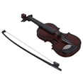 thumbnail image 1 of Juguete de violín para ninos, aspecto realista de 4 cuerdas realistas instrumentos de juguete de violín musical portátil para aprender música, 1 of 7
