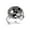 Multi 2, variant on Black Splash Skull Pattern Stainless Steel Rings for Women, Open Adjustable Ring Promise Ring Jewelry Gifts