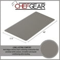 thumbnail image 6 of Anti-Fatigue Kitchen Mat Set, Gray, Playa Basketweave by Chef Gear, 17.5 in. x 48 in. / 17.5 in. x 28 in., 6 of 9