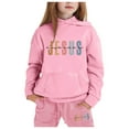 thumbnail image 2 of Outfit Sets for Girls Girls Sets Child Toddler Boys Girls Long Sleeve Solid Warm Hoodie Pullover Tops Pants Kids Outfits Sweat Suit, 2 of 4
