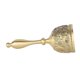 thumbnail image 2 of Hand Call Bell 4.7in Long Pure Brass Exquisite Carved Pattern Curved Handle Dinner Bell for Wedding Party Family Bar, 2 of 5