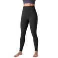 thumbnail image 1 of Pantalones deportivos elásticos ajustados con leggings lisos para mujer, pantalones elásticos ajustados para hacer ejercicio, 1 of 2