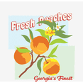 thumbnail image 2 of Natural World Fresh Peaches Long Sleeve Adult Hooded Sweatshirt-3XL-White, 2 of 3