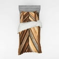 thumbnail image 2 of Ambesonne Vintage Bedding Set 4 Pcs, Grunge Nature Gardening, Queen, Brown, 2 of 3