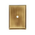 thumbnail image 2 of Alno A610-14-PB 1 1/4 Inch Rectangle Backplate Polished Brass, 2 of 7