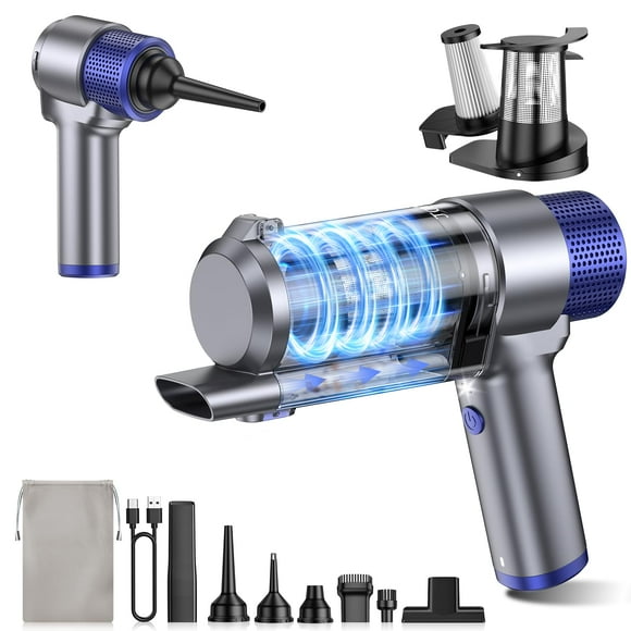 Aspirador portátil para coche JONYJ inalámbrico 16000PA 5200mAh