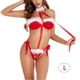 thumbnail image 1 of Ropa interior de mujer Lencería sexy de Navidad Ropa de dormir de encaje erótico Mono, L Inevent XX000047-03, 1 of 7