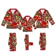 thumbnail image 5 of Zwiiyzr Family Christmas Pajamas Matching Sets for Mom Parent Child Outfit Christmas Set Printed Home Clothes Sleepwear Set Mom Style Red-Mom, 5 of 5