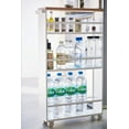 thumbnail image 3 of YAMAZAKI home Chariot de Rangement Mince avec Poignée Blanc, 3 of 10