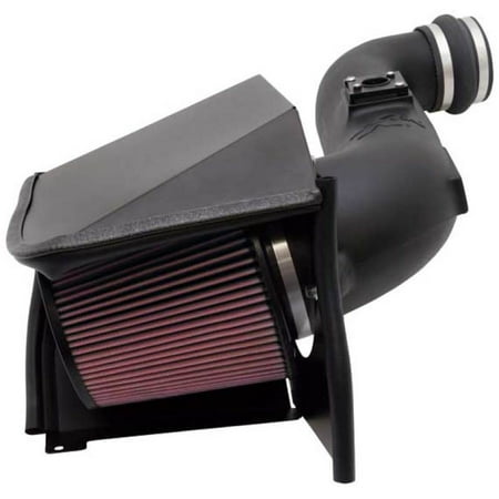 K&N Performance Cold Air Intake Kit 57-3057 with Lifetime Filter for 2005-2007 Chevrolet Silverado, GMC Sierra 6.6L V8 Duramax (Best Cold Air Intake For Silverado)