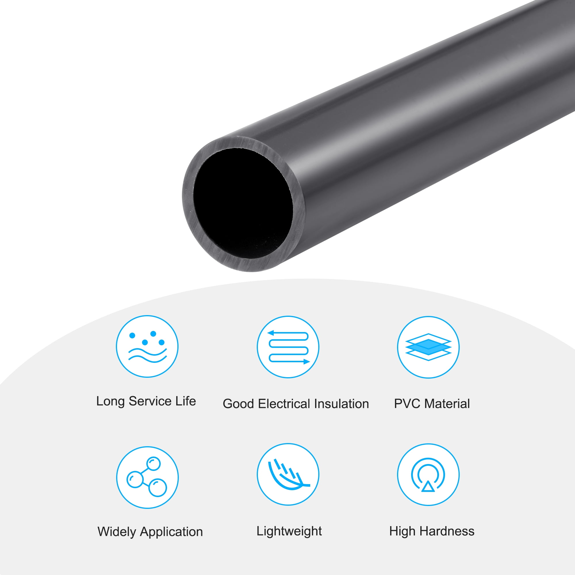 Sch 40 Furniture Grade PVC Pipe Black FORMUFIT, 43 OFF