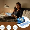 thumbnail image 7 of 10 inch Android 14 Tablet with Keyboard, 2 in 1 Tablets Set Include Case Mouse Stylus Film, 8GB RAM+64GB ROM, Quad Core 10.1'' Tab, 6000mAh Battery, 8MP Dual Camera, Google GMS Tableta, Blue, 7 of 7