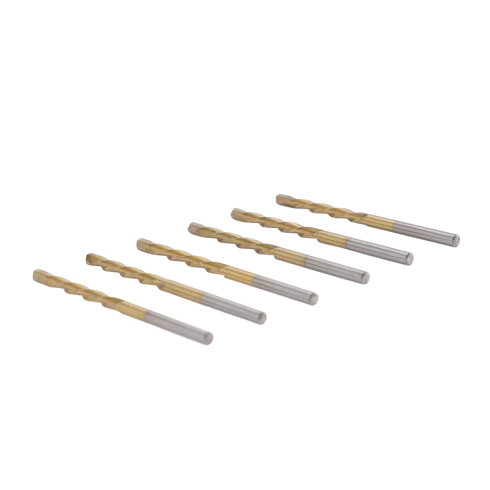 Spiral Drill Bit Set, Easy Installation Fast And Accurate Cutting Drill Bits 50PCS 1/8 Inch Stable Milling High Speed Steel  For Wood Plastic Fiberglass