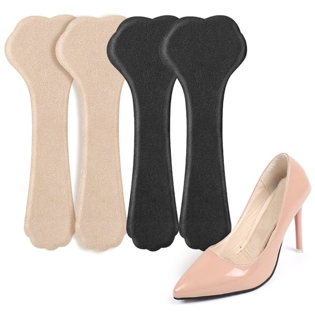 2 pares de tacones altos Capri almohadilla inserciones de zapatos pegatinas plantillas de zapatos inserciones sandalias tacones almohadilla de gimnasio inserciones de tacones altos