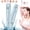 Blue, variant on Electric Intimate Hair Trimmer for Women, Double Sided Electric Trimmer Waterproof, Shaver and Razor Rechargeable 2-in-1 Body and Facial Epilator