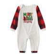 thumbnail image 2 of Odeerbi Matching Family Christmas Pajamas Sets Baby Romper Jumpsuits Fashion Xmas Print Family Jammies European And American Parent-Child Suit Loungewear Sleepwear for Baby, 2 of 4