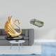 thumbnail image 2 of estatua de resina de cisne,Figuras de cisne,estatuas,decoración del hogar,fiesta de bodas,Escultura de resina Arte Adorno Centros de mesa,Bandeja de almacenamiento,Bandeja rectangular para, 2 of 8
