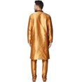thumbnail image 4 of SKAVIJ Kurta Set for Men Long Sleeve Traditional Wear Dress Brown L, 4 of 6