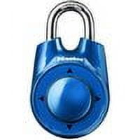 Master Lock Padlock 1500id Speed Dial™ Set Your Own Combination Directional, 2-1/8in (54mm) Wide, Assorted Colors