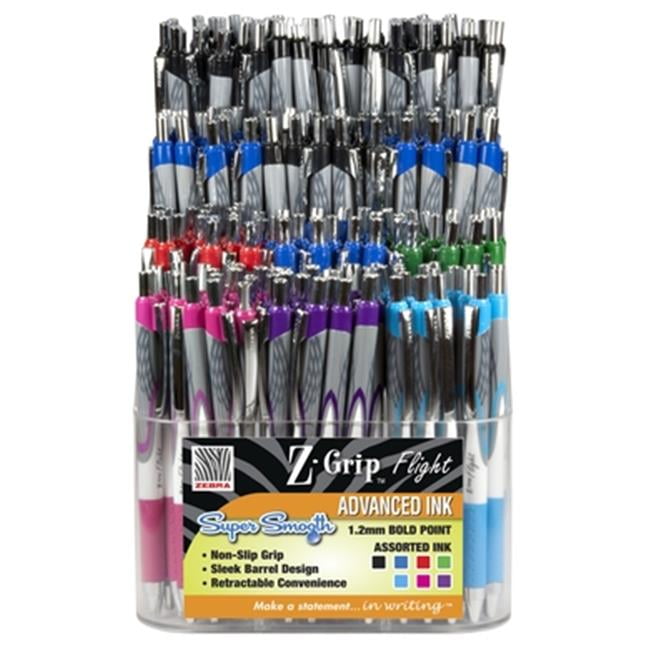 Zebra 26051 ZGrip Flight Retractable Ballpoint Pen Counter Display