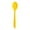 Yellow, variant on quenelle spoon Food Grade High Temperature Silicone Small Spoon Dense Mixing Spoon Auxiliary Food Spoon Students and Feeding Spoon Eating Spoon