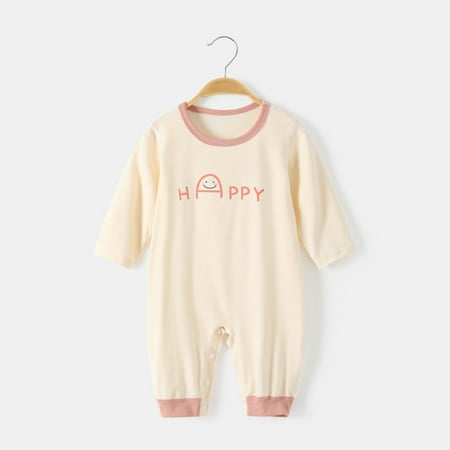 

QWZNDZGR Baby Modal Spring Autumn And Winter One-Piece Clothes For Boys And Girls In Autumn Autumn Clothes Pajamas Autumn Clothes