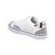 thumbnail image 4 of Tenis Mujer Moda Casual Urbana Fashion Tipo Piel Blanco Detalles Gris Estrella Decorativa 017D11 blanco 25 Incógnita 017D11, 4 of 7